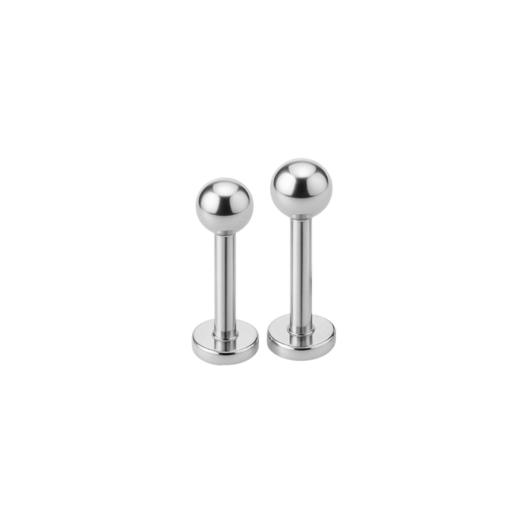 316L Stainless Steel Labret With Ball 3MM