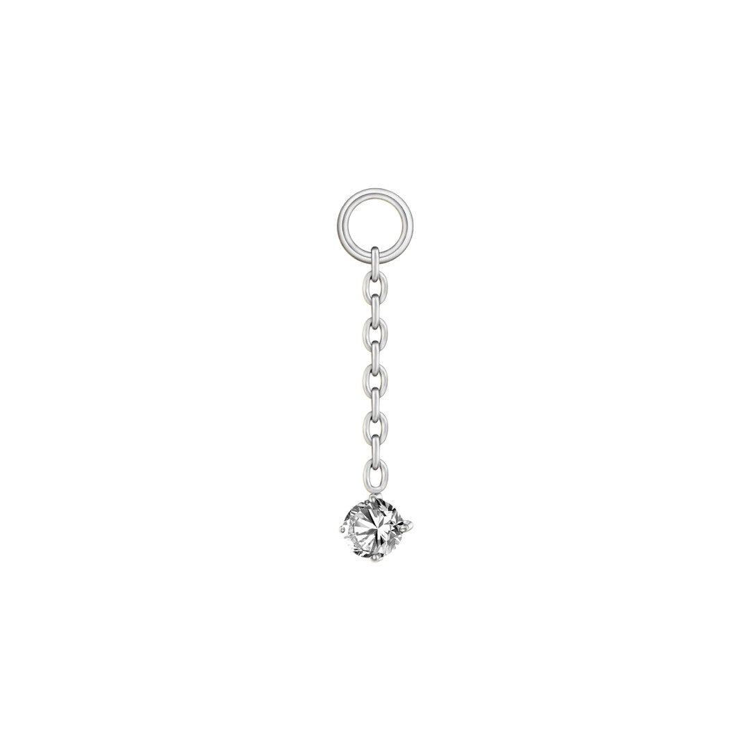 Implant Grade ASTM F136 Titanium Chain 1 Stone