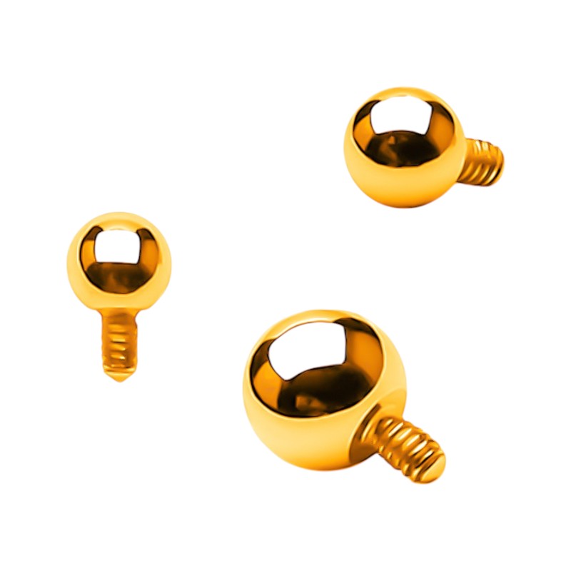 Implant Grade ASTM F136 Titanium Plain Ball Internaly Threaded