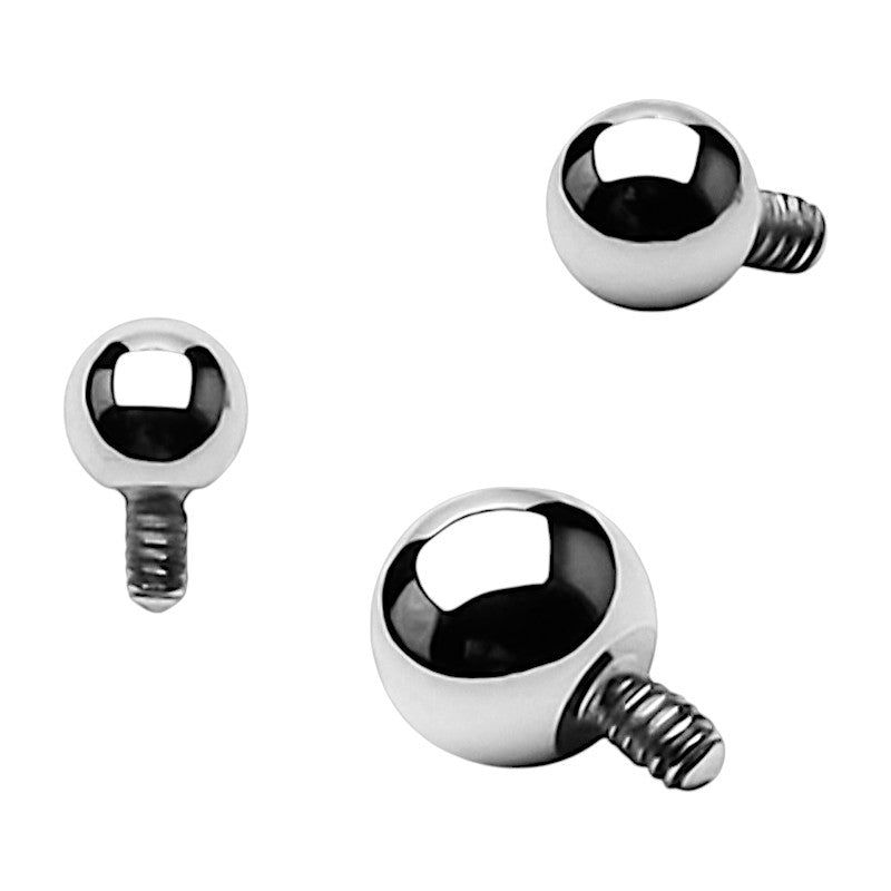 Implant Grade ASTM F136 Titanium Plain Ball Internaly Threaded