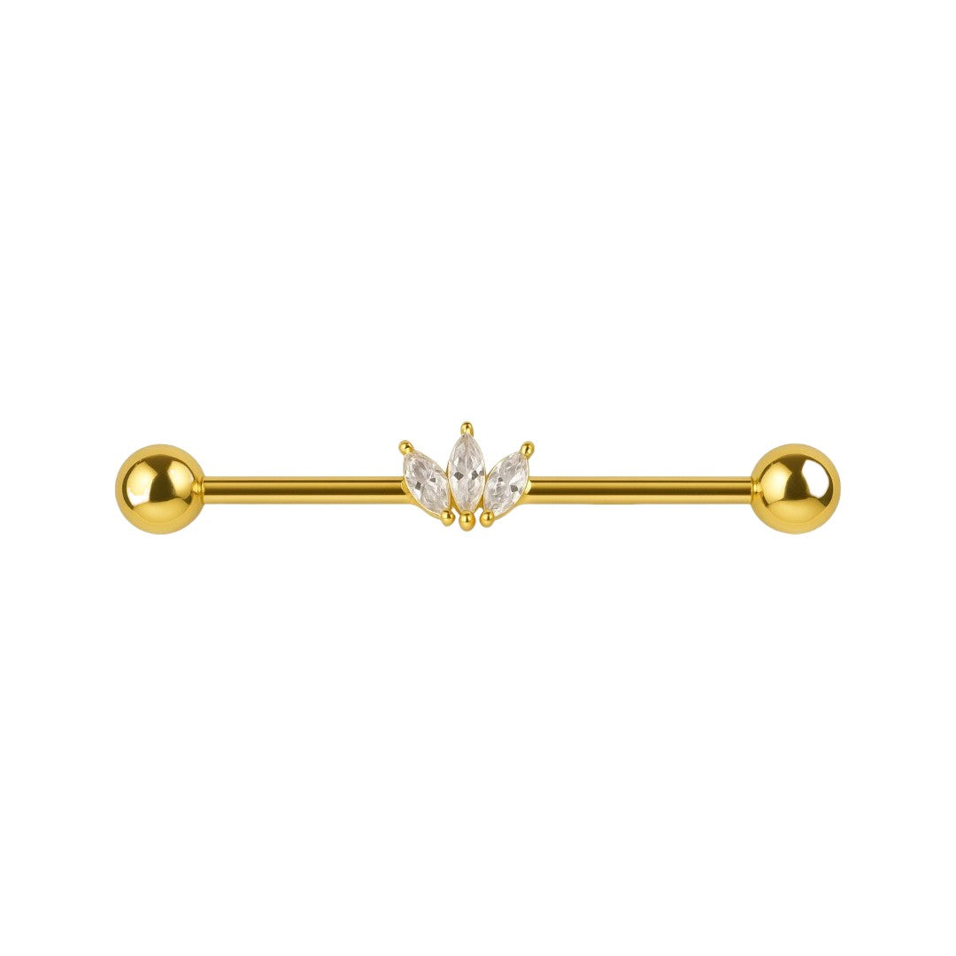Implant Grade ASTM F136 Titanium 3 CZ Marquise Industrial