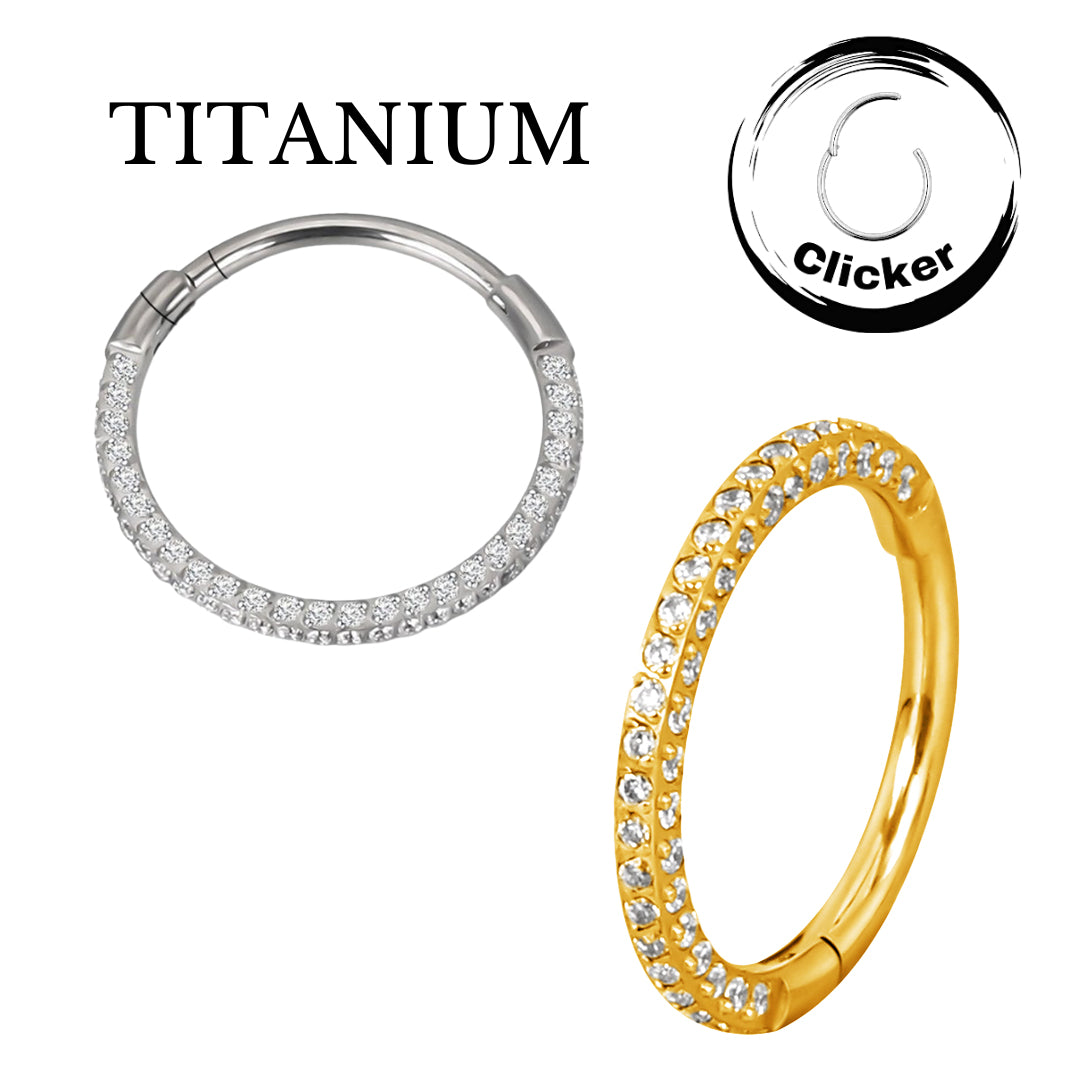 Implant Grade ASTM F136 3 Side CZ Paved Segment Clicker