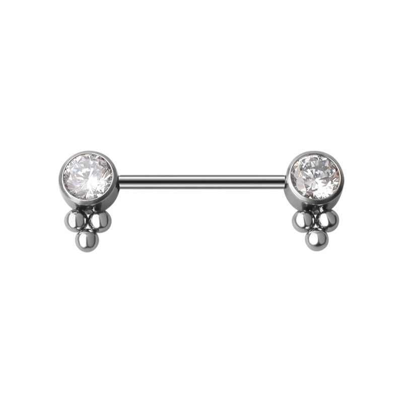 Implant Grade ASTM F136 Titanium Stone 3 Balls Push In
