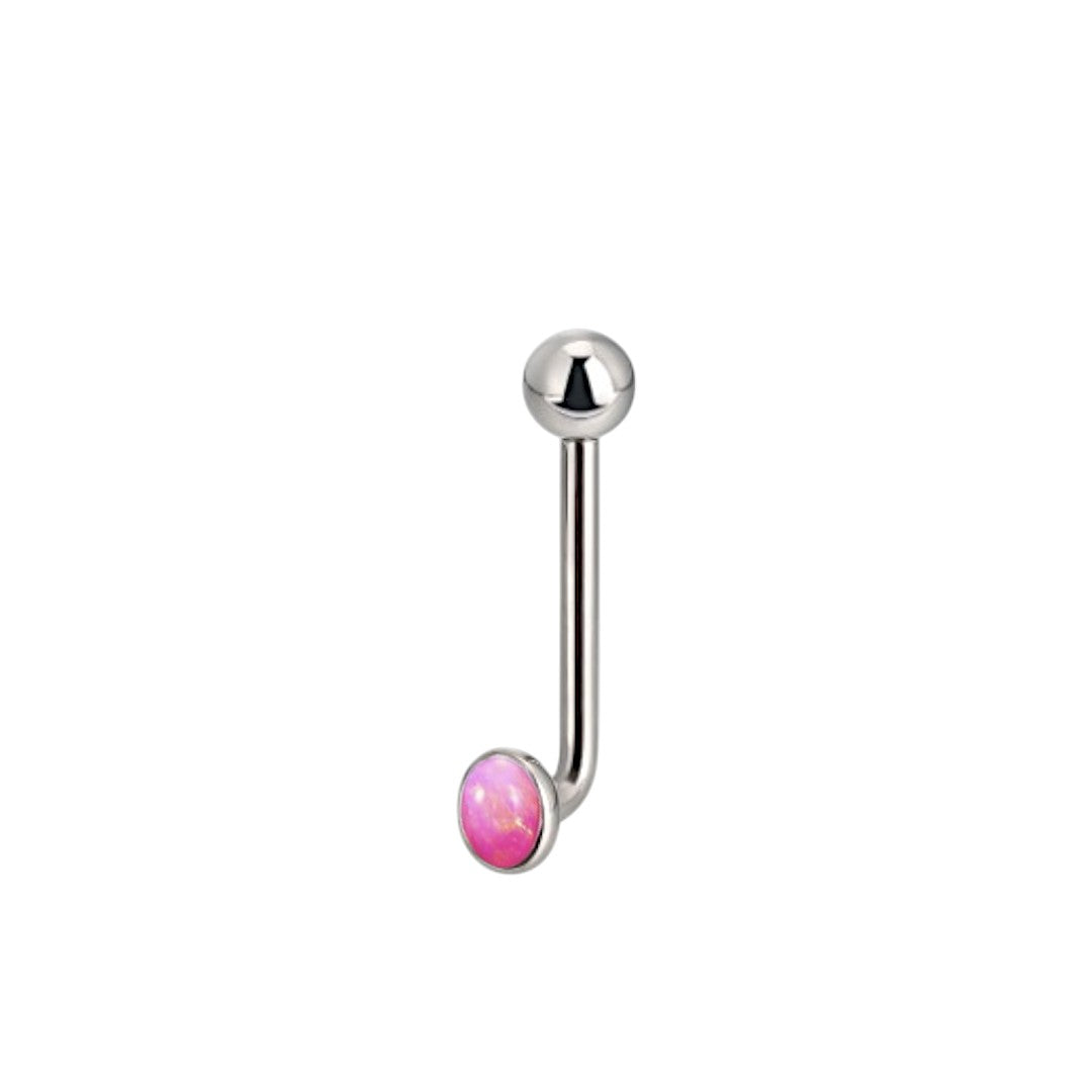 Implant Grade ASTM F136 Titanium Opal Christina Bar Internaly Threaded