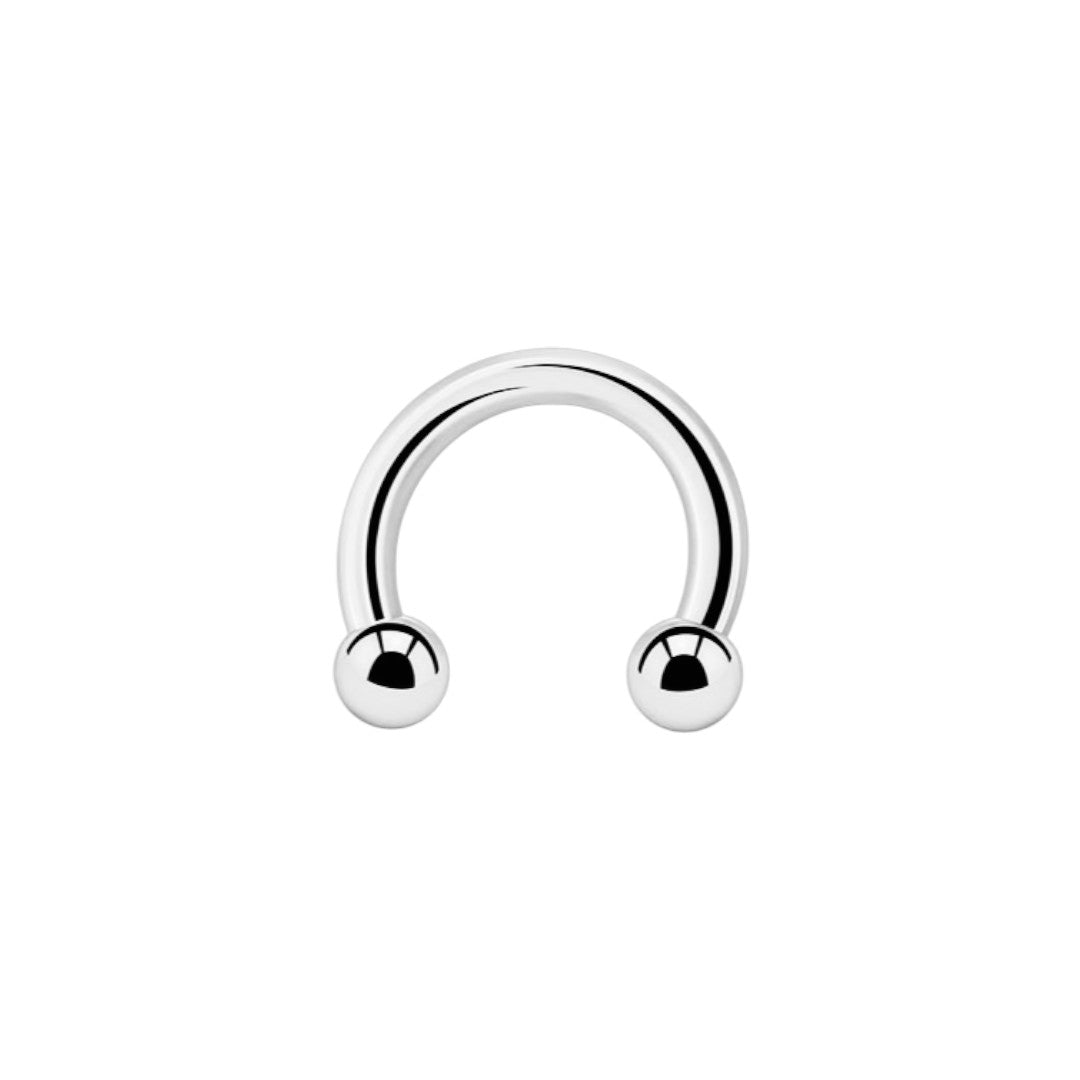 Implant Grade ASTM F136 Titanium Circular Barbell With 3MM Ball Externaly Threaded