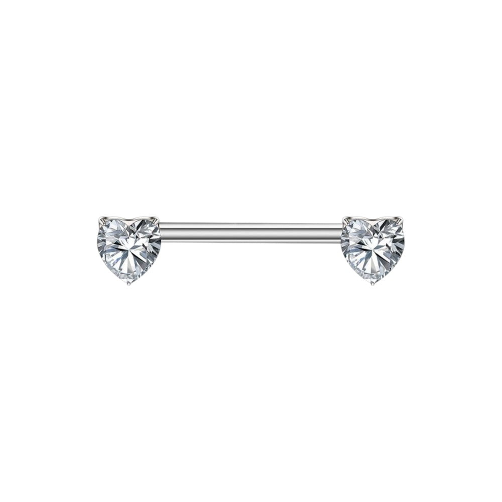Implant Grade ASTM F136 Titanium Heart Push In