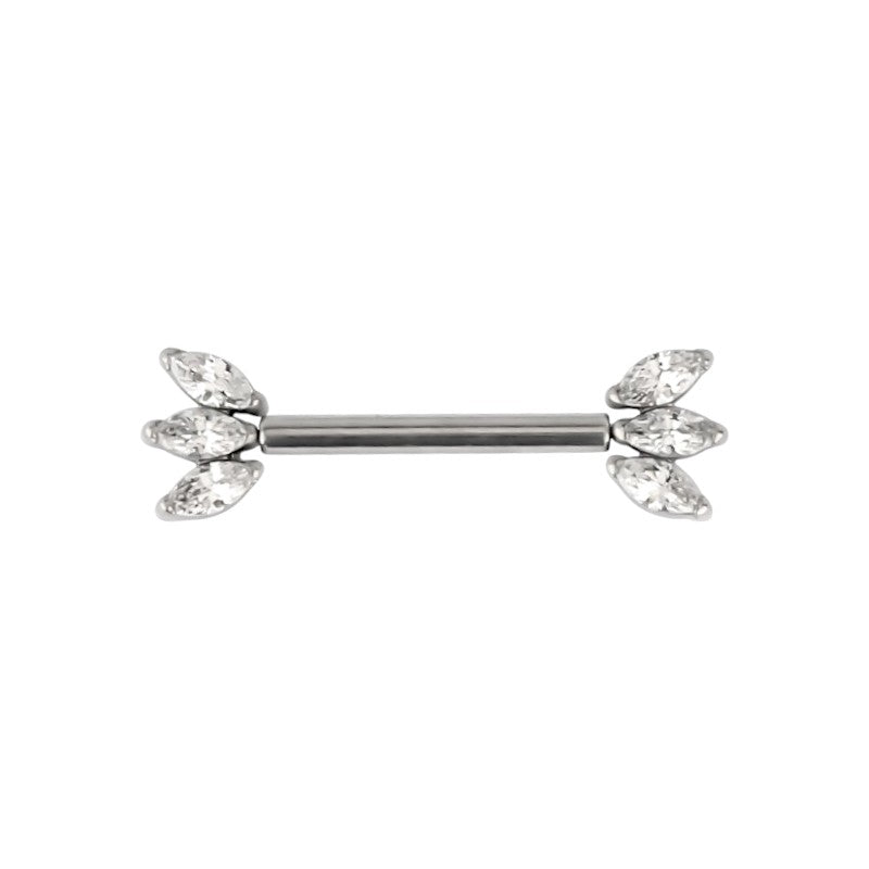 Implant Grade ASTM F136 Titanium Pointy Stones Push In
