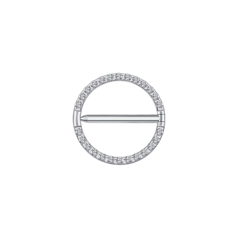 Implant Grade ASTM F136 Titanium Circle Stones Clicker