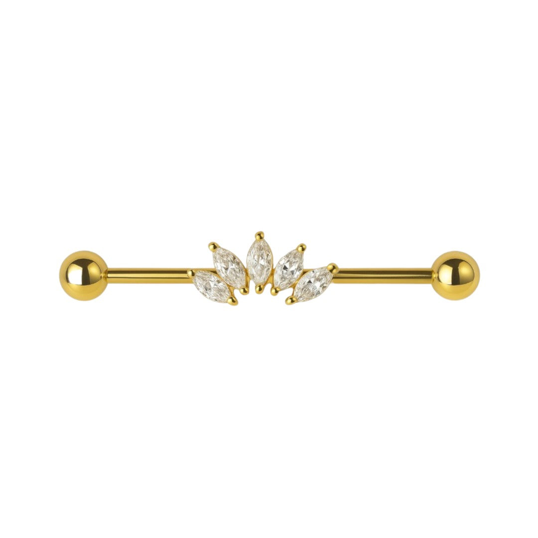 Implant Grade ASTM F136 Titanium 5 CZ Marquise Industrial
