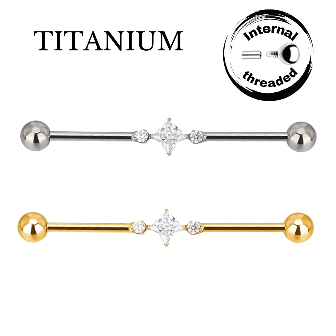 Implant Grade ASTM F136 Titanium Square Stone Industrial