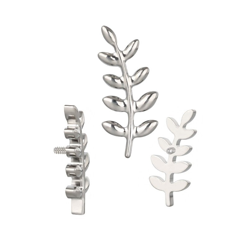 Implant Grade ASTM F136 Titanium Grass Internaly Threaded Labret