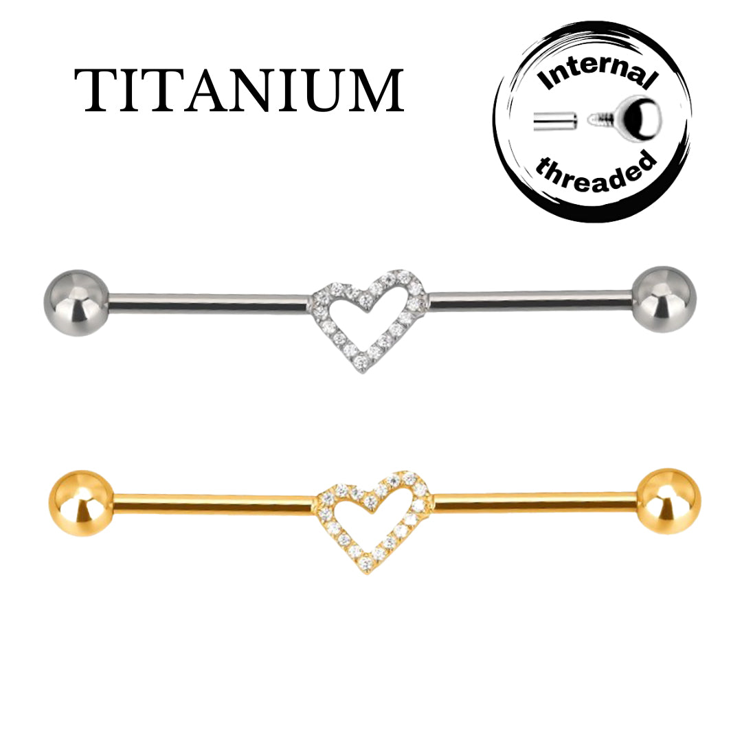 Implant Grade ASTM F136 Titanium Heart Industrial