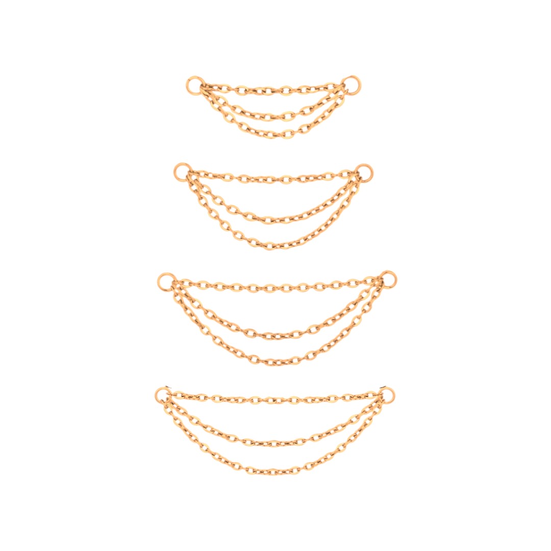 Implant Grade ASTM F136 Titanium Triple Chain