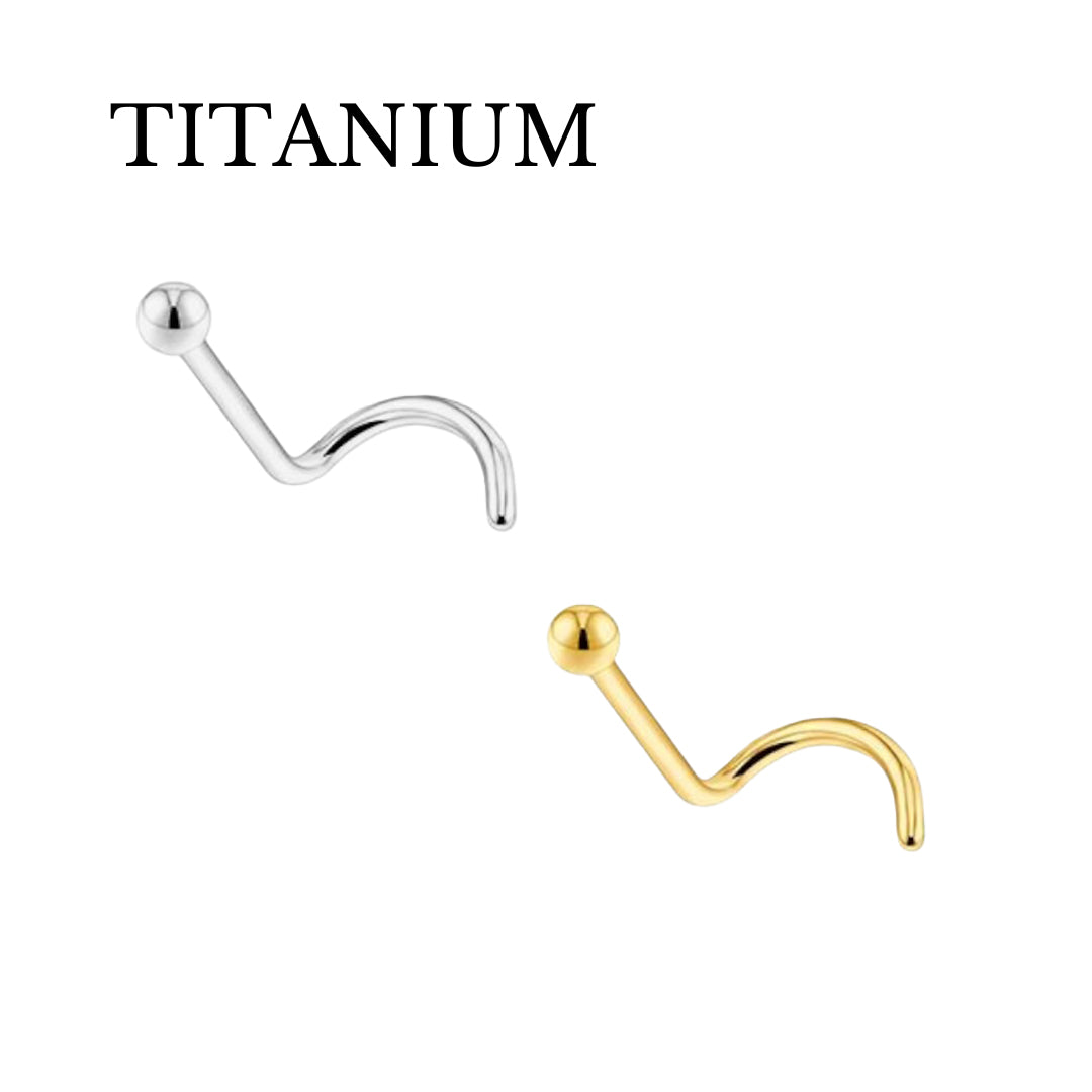 Implant Grade ASTM F136 Titanium Small Ball Nose Screw Ring