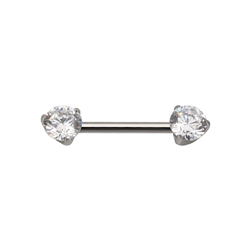 Implant Grade ASTM F136 Titanium Round Triangle Stone Push In