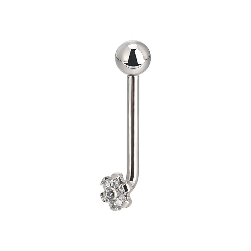 Implant Grade ASTM F136 Titanium Flower Christina Bar Internaly Threaded