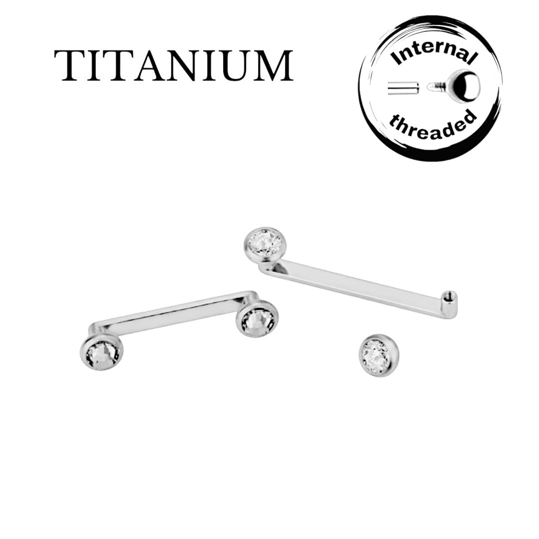 Implant Grade ASTM F136 Titanium Stones Surface