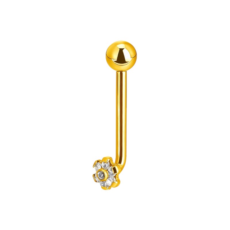 Implant Grade ASTM F136 Titanium Flower Christina Bar Internaly Threaded