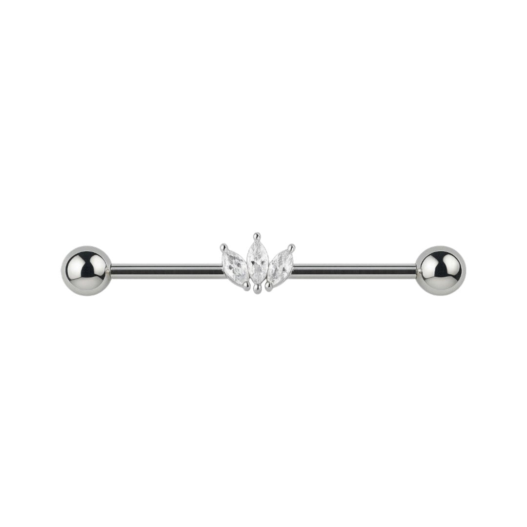 Implant Grade ASTM F136 Titanium 3 CZ Marquise Industrial