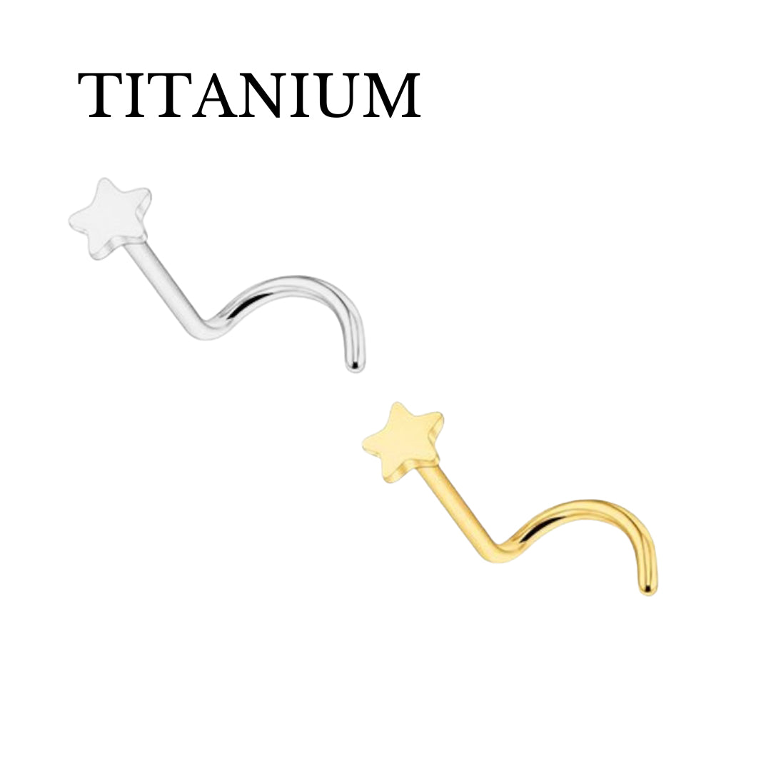 Implant Grade ASTM F136 Titanium Stone Star Screw Ring