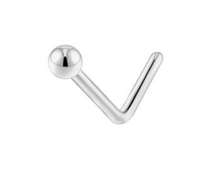 Implant Grade ASTM F136 Titanium Ball Nose L Bend