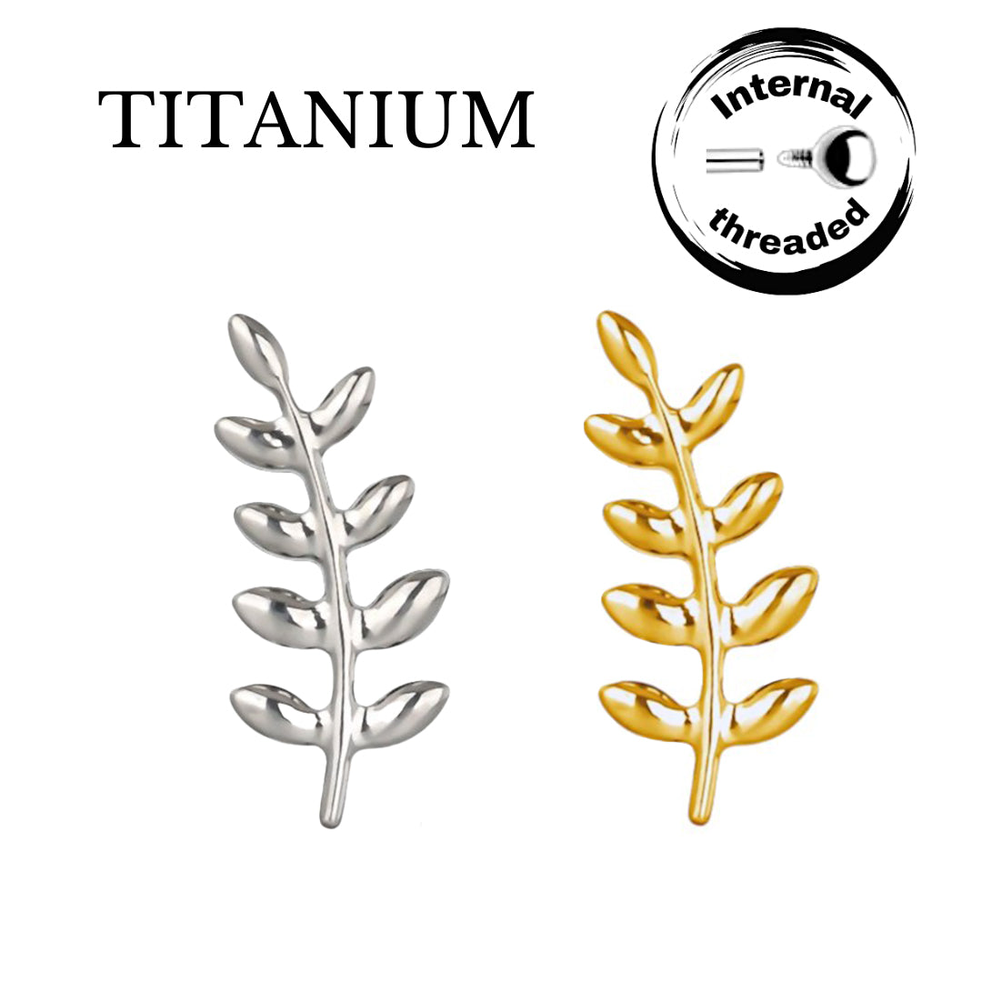 Implant Grade ASTM F136 Titanium Grass Internaly Threaded Labret