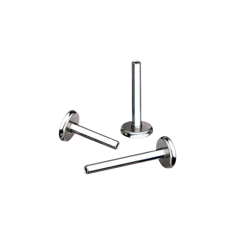 Implant Grade ASTM F136 Titanium Internaly Threaded Labret