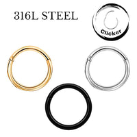 316L Stainless Steel Plain Clicker
