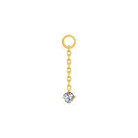 Implant Grade ASTM F136 Titanium Chain 1 Stone