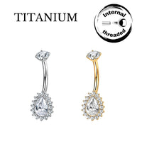 Implant Grade ASTM F136 Titanium Teardrop Belly Internaly Treaded