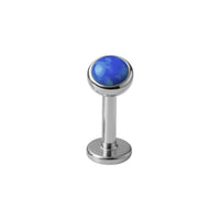 Implant Grade ASTM F136 Titanium With 3 MM Opal Ball Internaly Threaded Labret