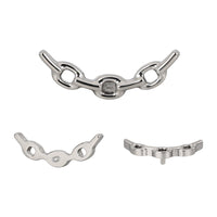 Implant Grade ASTM F136 Titanium Chain Internaly Threaded Labret