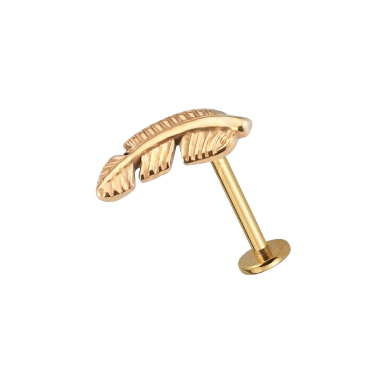 Implant Grade ASTM F136 Titanium Feather Internaly Threaded Labret