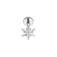 Implant Grade ASTM F136 Titanium Internaly Threaded Star Labret