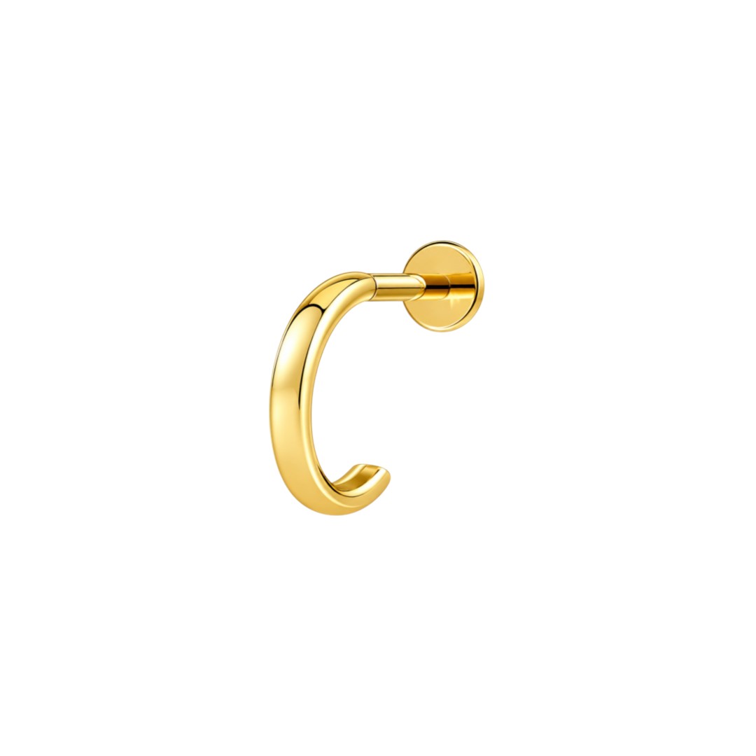 Implant Grade ASTM F136 Titanium Labret C Internaly Threaded