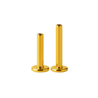 Implant Grade ASTM F136 Titanium Plain Internaly Threaded Labret
