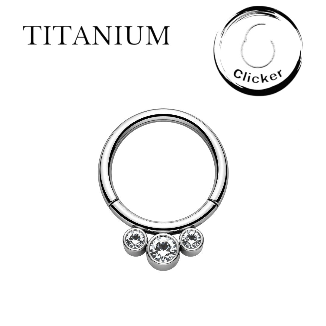 Implant Grade ASTM F136 Titanium Segment Clicker 3 Stone