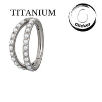 Implant Grade ASTM F136 Titanium Bumped Cut Side Large Segment Clicker