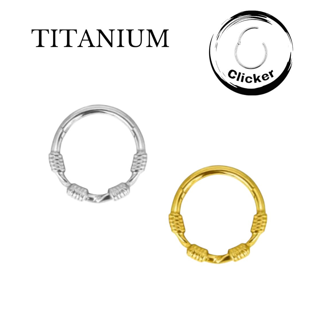 Implant Grade ASTM F136 Titanium Knot Segment Clicker