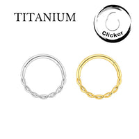 Implant Grade ASTM F136 Titanium TWISTED Segment Clicker