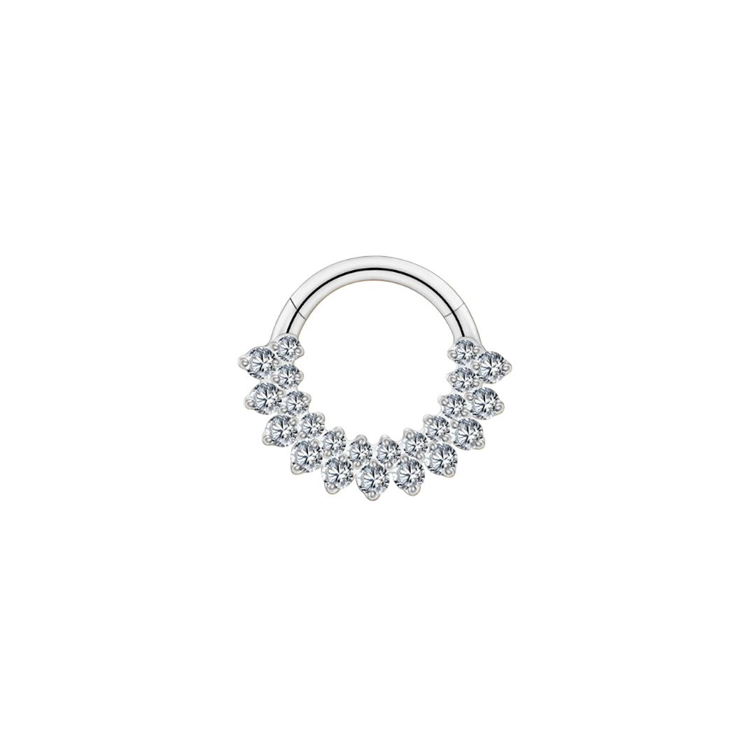 Implant Grade ASTM F136 Titanium 23 CZ Hinged Segment Clicker