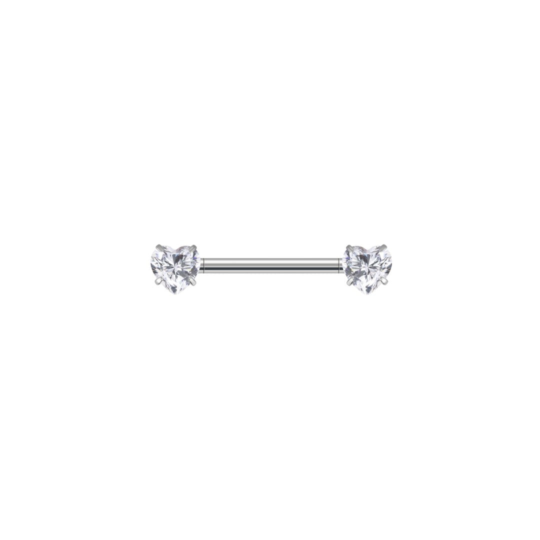 Implant Grade ASTM F136 Titanium Stones Heart Internal Threaded