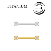Implant Grade ASTM F136 Titanium Stones Internal Threaded