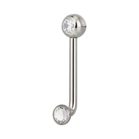 Implant Grade ASTM F136 Titanium Stone Ball Christina Bar Internaly Threaded