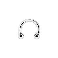 Implant Grade ASTM F136 Titanium Circular Barbell With 3MM Ball Externaly Threaded