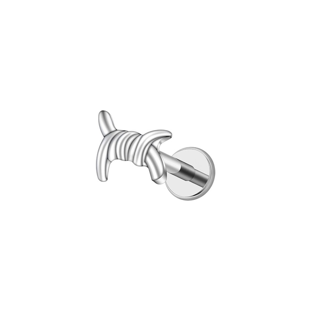 Implant Grade ASTM F136 Titanium Wire Internaly Threaded Labret
