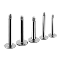 Implant Grade ASTM F136 Titanium Plain EXternal Threaded Labret