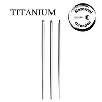 Implant Grade ASTM F136 Titanium Threaded Insertion Taper