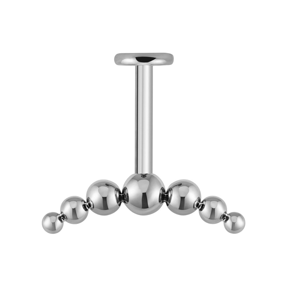 Implant Grade ASTM F136 Titanium Hidden Helix Without Stone Internaly Threaded Labret