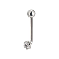 Implant Grade ASTM F136 Titanium Flower Christina Bar Internaly Threaded